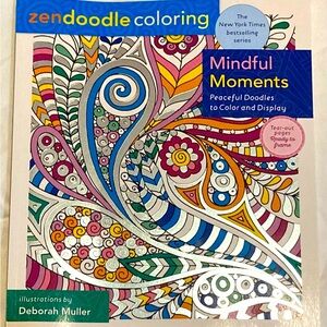 Zen Doodle Mindful Moments coloring book